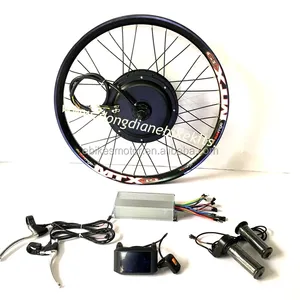 Kit de bicicleta eléctrica con batería de litio, 3000w, 250w, 500w, 1000w, 1200w, 1500w, gran oferta