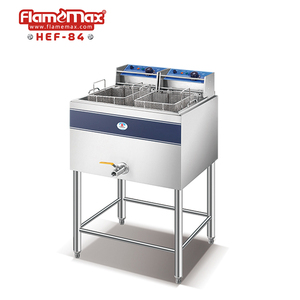 Friggitrice Professionale HEF-82 di Alta Qualità, Friggitrice Commerciale per Pollo con Doppio Cestello - Product Image 2