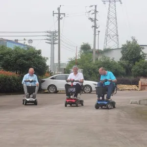 Четырехколесный Электрический скутер для пожилых людей
