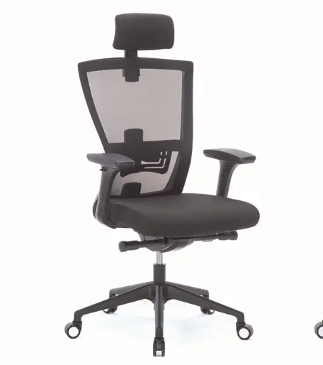 Vanbow 8868-m Zwart Of Grijs Ergonomisch Mesh Bureaustoel, Directiestoelen Met Hoofdsteun