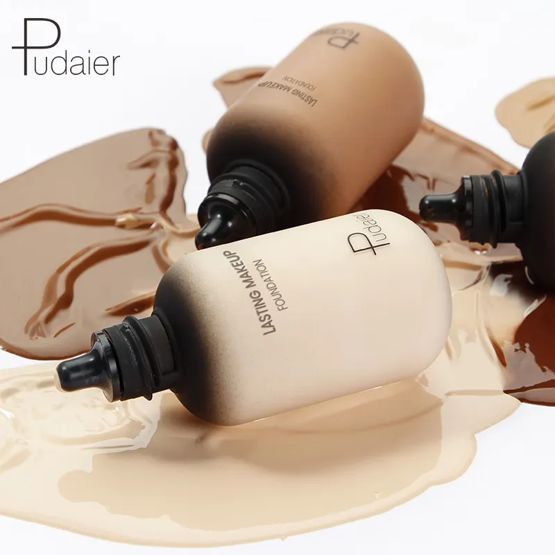 Pudaier 40 Shades Foundation Makeup For Dark Skin Fit Me Foundation Label high quality