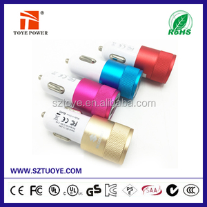Nouveau design de haute qualité CE RoHS usb <span class=keywords><strong>batterie</strong></span> De Voiture <span class=keywords><strong>Chargeur</strong></span>/mobile téléphone <span class=keywords><strong>chargeur</strong></span> de voiture - Product Image 3