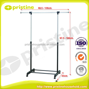 Perchero de Ropa Extensible Moderno, Telescópico, Metálico, Plegable y Resistente, Muebles para Sala de Estar, Lavandería, Taiwán - Product Image 4