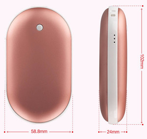 Slim USB Portable usb alimenté <span class=keywords><strong>chauffe</strong></span>-Power Bank avec Batterie <span class=keywords><strong>Chargeur</strong></span> pour <span class=keywords><strong>iPhone</strong></span> - Product Image 5