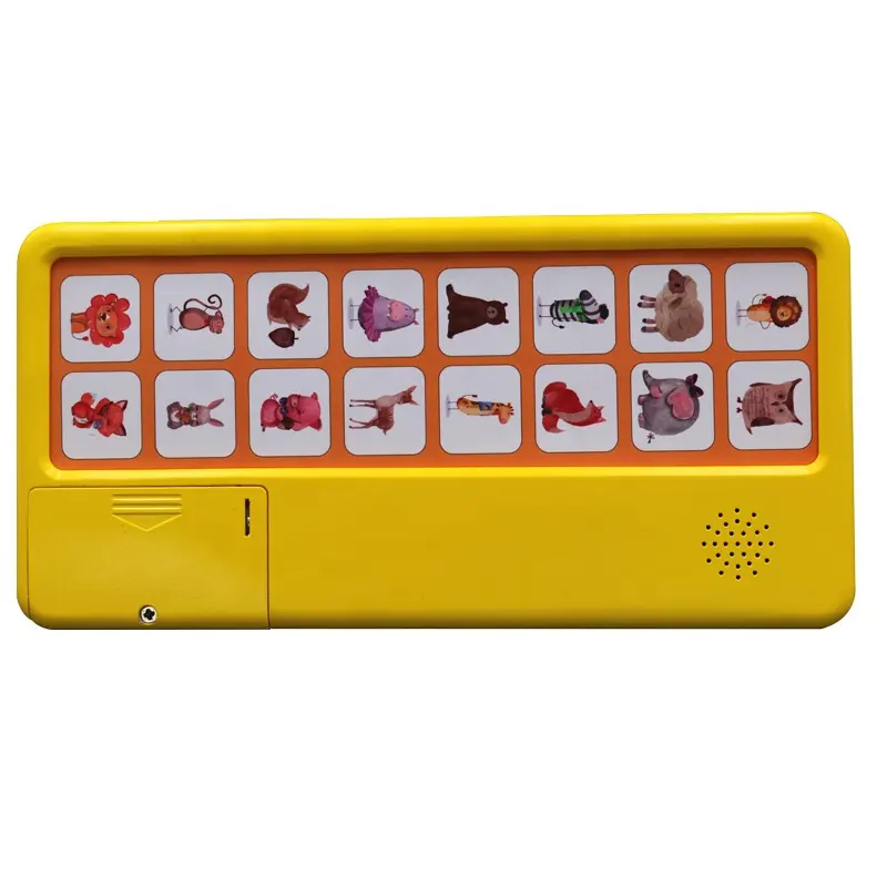 16 Push buttons Animal Sound box for talking books newest kids learning books with Music 2019 Hot