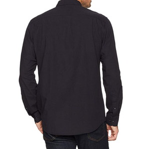 Di alta qualità personalizzato 100% cotone il proprio Logo nero manica lunga camicia ufficiale personalizzata per gli uomini ragazzo maschio gentiluomo - Product Image 2