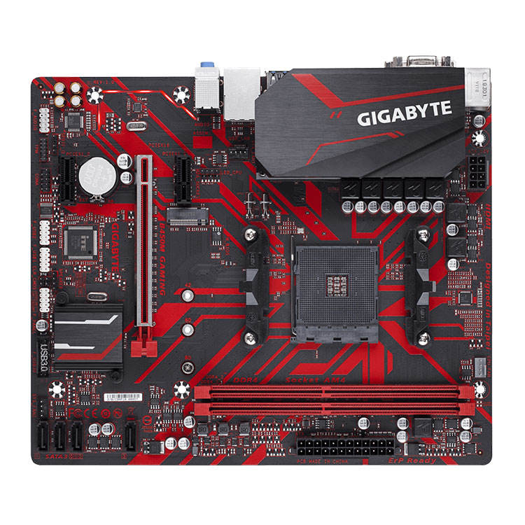 Used GIGABYTE B450M Gaming Micro ATX Motherboard 32GB DDR4