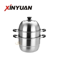 Ensemble de pots à vapeur en acier inoxydable, casseroles, boigs, de haute qualité et au meilleur prix, Support naturel OEM en verre
