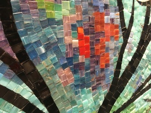 Design personalizzato fai da te decorativo fiore vetro <span class=keywords><strong>mosaico</strong></span> wall art live room motivo floreale <span class=keywords><strong>mosaico</strong></span> decorazione murale <span class=keywords><strong>mosaico</strong></span> - Product Image 5