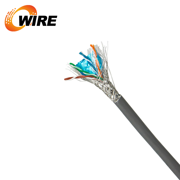 Заводская низкая цена UTP FTP SFTP CAT5e CAT6 CAT6A Lan кабель SFTP CAT5e медный кабель для телекоммуникаций