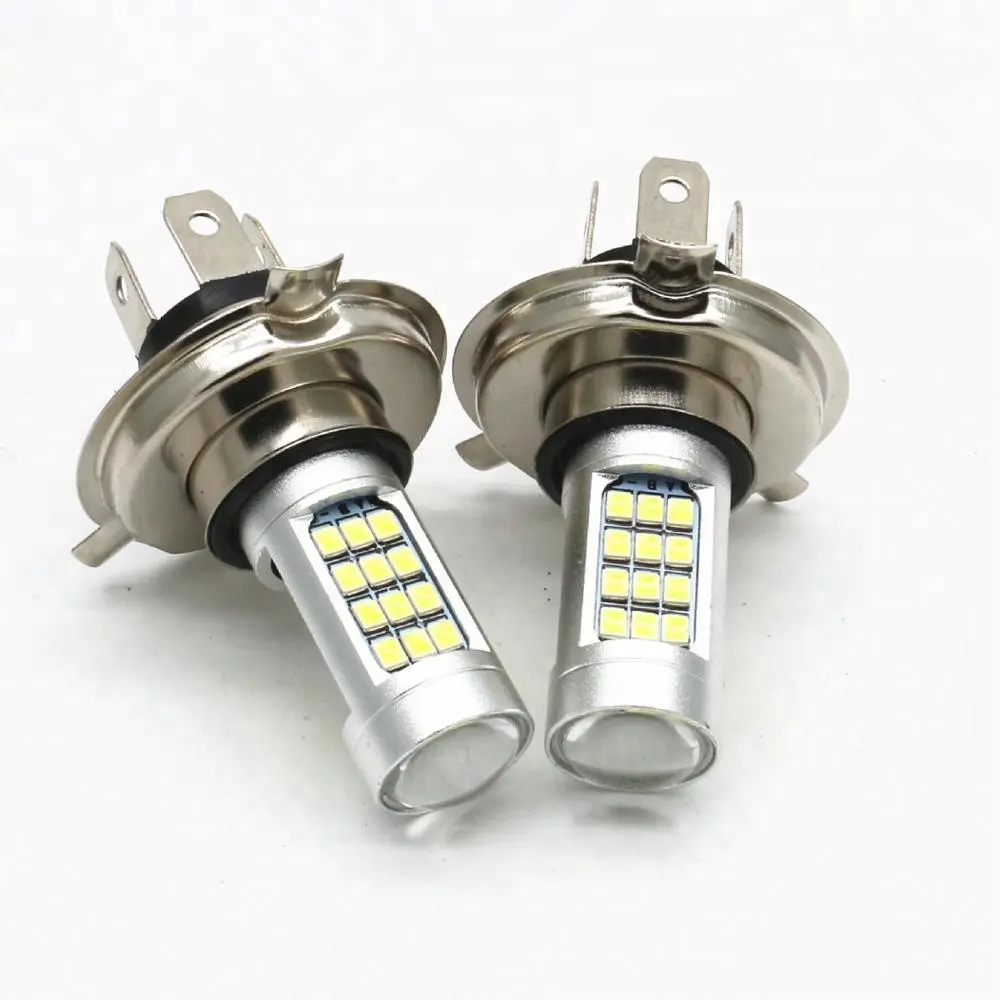 Bombilla LED antiniebla estroboscópica de alta potencia, 3528 42smd, fuente de luz para coche, proyector DRL, lámpara antiniebla de conducción, xenón blanco DC12V h4