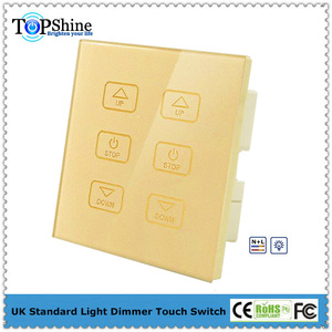 Topshine Trắng Glass <span class=keywords><strong>Touch</strong></span> <span class=keywords><strong>Panel</strong></span> <span class=keywords><strong>6</strong></span> nút 2 tải không thấm nước Dimmer chuyển đổi cho đèn - Product Image 3