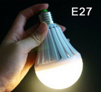 Ampoule à Led Rechargeable E27 B22 Support Ampoule à Led 5w 7w 9w 12w 15w Ampoule à Led d'Urgence pour la Maison Camping Tente