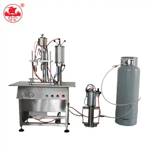 800A 2 In 1 Aerosol Deodorant Spray Paint Gas Filling Machine Aerosol Filling Machine