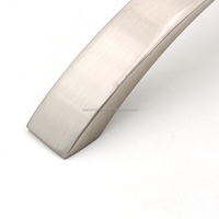 Poignées de tiroir modernes en aluminium électroplaqué de haute qualité pour commodes de chambre, cuisines, villas et entrepôts extérieurs