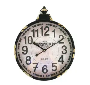 Mecanismo de reloj colgante clásico negro, barato, para el hogar, venta al por mayor