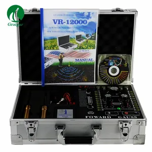 Terbaru VR-12000 Ultrasonik Jarak Jauh Detektor Logam Emas dan Permata, Jarak Deteksi: 100-3000M Deteksi Kedalaman: 5-250M