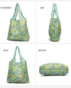 Bolsa <span class=keywords><strong>de</strong></span> Compras Plegable Ecológica, Bolsa <span class=keywords><strong>de</strong></span> Mano <span class=keywords><strong>de</strong></span> Nailon Reutilizable, Bolsa <span class=keywords><strong>de</strong></span> Compras <span class=keywords><strong>de</strong></span> <span class=keywords><strong>Tela</strong></span> Portátil Personalizada, Bolsa <span class=keywords><strong>de</strong></span> Compras Plegable <span class=keywords><strong>de</strong></span> Poliéster - Product Image 6