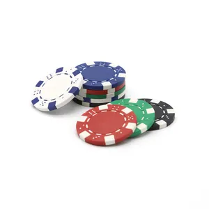 Pezzi di fiches da Poker in PP bicolore personalizzati da 11.5g