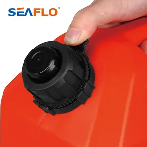 SEAFLO 5แกลลอนพลาสติกเบนซินสามารถ Gasolina ถังน้ำมัน10L อัตโนมัติปิดความปลอดภัยของก๊าซสามารถ