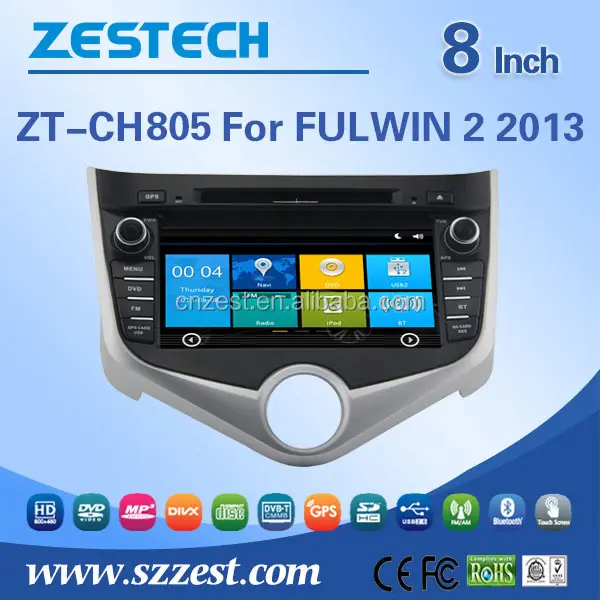 Multimídia de carro para chery fulwin 2 rádio do carro construído em GPS DVD com câmera de visão traseira/estéreo/Agenda/3G