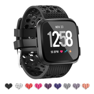 Tschick-Correa de repuesto transpirable para <span class=keywords><strong>Fitbit</strong></span> Versa, para hombre y <span class=keywords><strong>mujer</strong></span>, para <span class=keywords><strong>Fitbit</strong></span> Versa, <span class=keywords><strong>reloj</strong></span> <span class=keywords><strong>inteligente</strong></span> de Fitness, pequeño y grande - Product Image 5