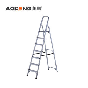 Escalera de Seguridad Multiusos de Aluminio de 7 Peldaños, Diseño de Escalones, Modelo AP-2337, al <span class=keywords><strong>Mejor</strong></span> Precio - Product Image 1