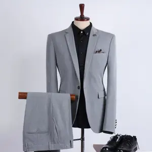 Hot Koop Aangepaste Gery Nieuwste Mannen Jassen Ontwerp Stof Blazer Man Suits