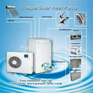 Con el calentador eléctrico de baja temperatura., fuente de aire de la trinidad de la bomba de calor - Product Image 1