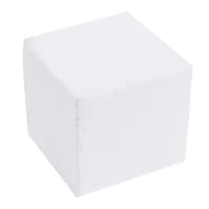 Polistirena Tahan Air Kotak Putih EPS Non Licin Styrofoam Blok Busa Keras Kubus Styrofoam Eps Memotong Polistirena
