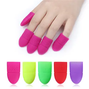 Silicone Nail UV Gel Polish Remover Wraps Kits 8 Colors Available Soak Off Cap Clip Soaker Caps Manicure Nail Art Tools