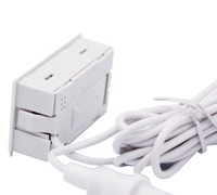 Medidor electrónico de temperatura y humedad integrado, medidor Digital de temperatura y humedad con higrómetro de sonda, FY-12