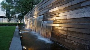 Backyard <strong>Waterfall</strong> Stainless Steel <strong>Indoor</strong> Water Feature Led <strong>Waterfall</strong> Curtain <strong>Light</strong> - Product Image 5