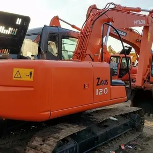 HITACHI-excavadora de segunda mano sobre orugas ZAXIS 120, usada, Japón