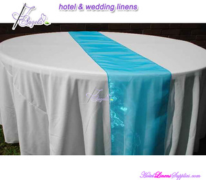 <span class=keywords><strong>Bleu</strong></span> clair en gros <span class=keywords><strong>organza</strong></span> chemins <span class=keywords><strong>de</strong></span> <span class=keywords><strong>table</strong></span> pour la <span class=keywords><strong>table</strong></span> <span class=keywords><strong>de</strong></span> mariage décorations - Product Image 1