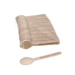 China Manufacturers Birch Catering Compostable Custom Printed Wooden <strong>Spoon</strong>