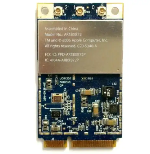 Atheros AR5418 AR5BXB72 AR5008 Dual band 300Mbps WiFi Wireless 802.11a/b/g/n Mini PCI-E Wlan Card for Apple Mac Dell Acer Asus