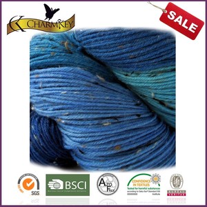 Hilo de tejer elegante Hilo de <span class=keywords><strong>ganchillo</strong></span> mezclado de lana de algodón <span class=keywords><strong>a</strong></span> granel de varios colores - Product Image 5