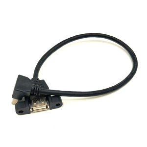 <span class=keywords><strong>Cavo</strong></span> di <span class=keywords><strong>prolunga</strong></span> 2.0 <span class=keywords><strong>USB</strong></span> <span class=keywords><strong>maschio</strong></span> a <span class=keywords><strong>femmina</strong></span> con supporto pannello a vite - Product Image 1