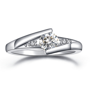 Di alta Qualità Classico 18 k <span class=keywords><strong>Oro</strong></span> e <span class=keywords><strong>Oro</strong></span> Bianco Placcato CZ Anello di <span class=keywords><strong>Nozze</strong></span> di Diamante del Commercio All'ingrosso Per Le Donne R504 - Product Image 1