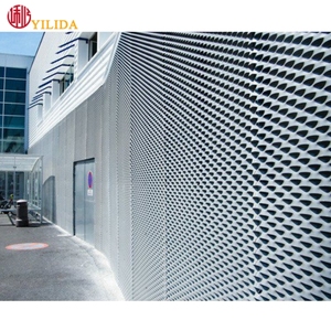 Decorative Aluminum Expanded Metal Mesh Fencing Panel