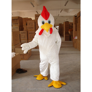 Godimento CE adulti <span class=keywords><strong>gallo</strong></span> bianco animale mascotte Costume per la vendita - Product Image 1