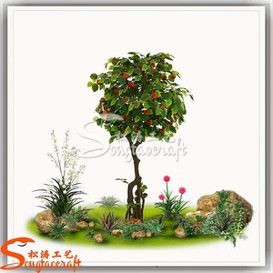 Samiki — arbre à fruits artificiel, pommes, bonsaï, pour l'intérieur, nouvelle collection - Product Image 6