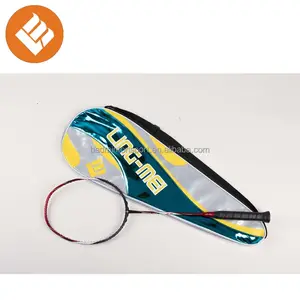 羽毛球拍1件凌美高档碳素品牌快速交货运动训练碳纤维品牌标志1pc/塑料袋67.5