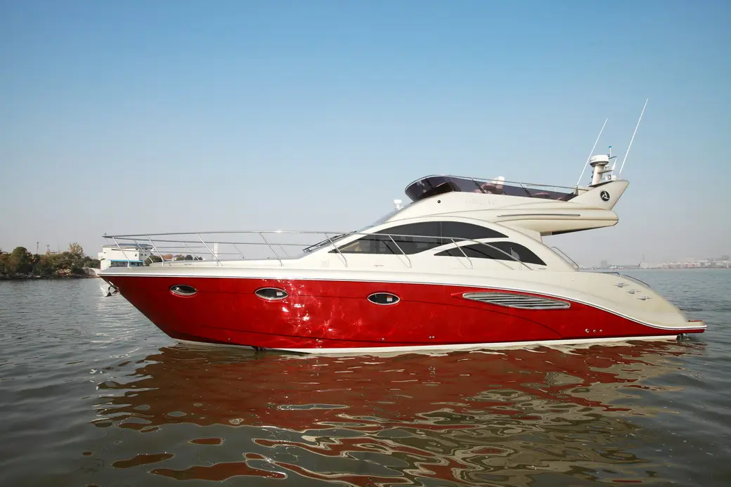 SANJ hochwertige Luxus Fly Bridge Motoryacht Motorboot Diesel Boot Kabinen boot