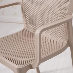 Blanco barato sillas de plástico PP plástico jardín sillón silla de jardín silla <span class=keywords><strong>apilable</strong></span> - Product Image 5