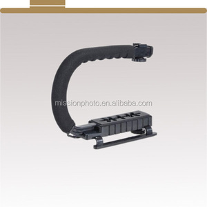 En forma de U de Flash de la Cámara soporte estabilizador de mano Grip para <span class=keywords><strong>Canon</strong></span> Nikon DSLR cámaras <span class=keywords><strong>Mini</strong></span> <span class=keywords><strong>DV</strong></span> videocámara Gopr - Product Image 2