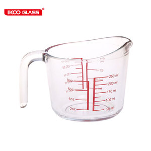 Thạch gia trang các loại khác nhau của glass baking đo cup với handle - Product Image 3