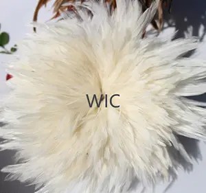 2019 Wholesale White Strung Rooster Saddle/Hackle Feather Trimmings