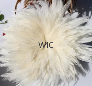 2019 venta al por mayor blanco nervioso Gallo silla/Hackle pluma adornos